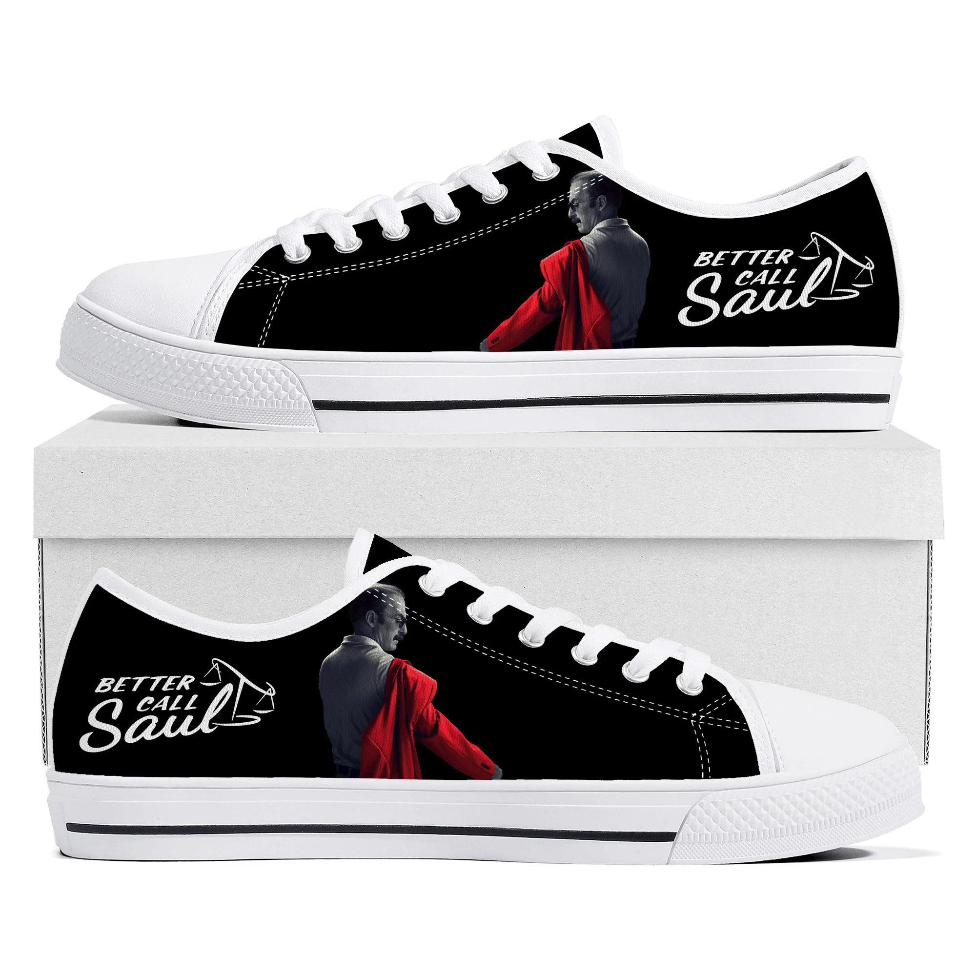 

Better Call Saul Vintage Low Top Sneakers Mens Womens Teenager Canvas High Quality Sneaker Casual Custom Shoes Customize Shoe