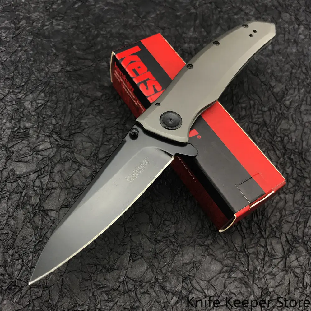 

Kershaw 2200 Grid Folding Pocket Knife 8Cr13Mov Blade Military Tactical Outdoor Portable Knives Self Defense EDC Survival Tool