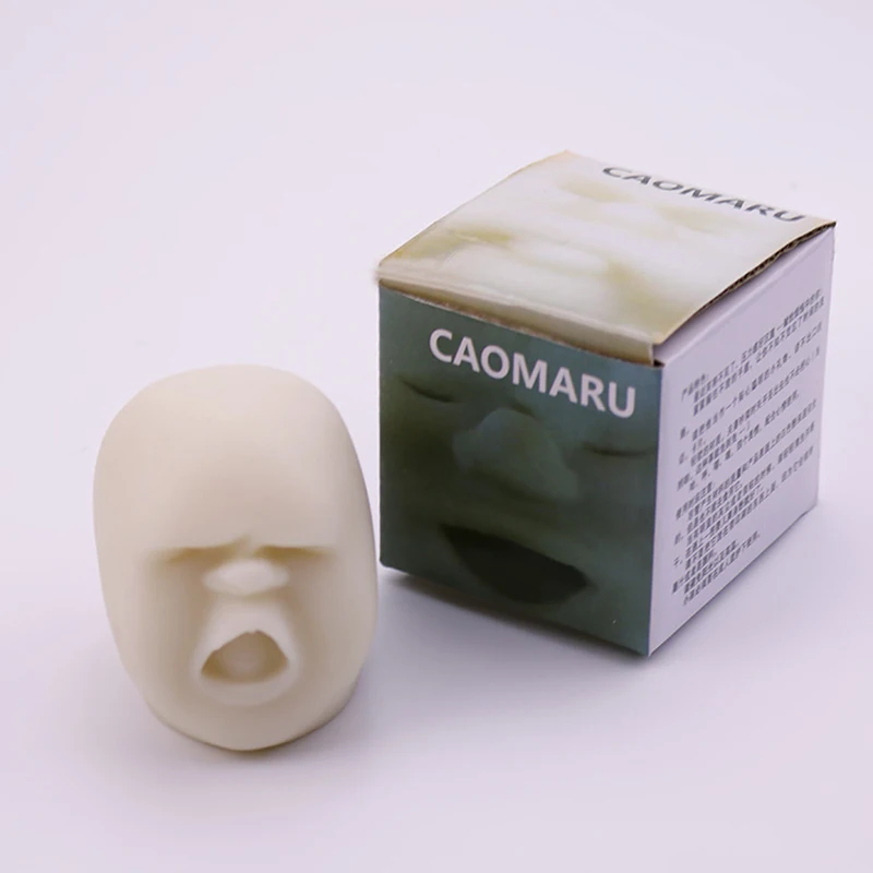 Мягкая резиновая забавная игрушка для сжатия человеческое лицо эмоция