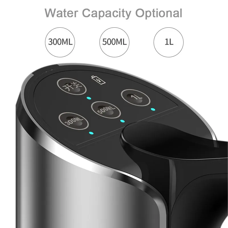 Диспенсер для воды с USB-зарядкой автоматический насос питьевой портативный