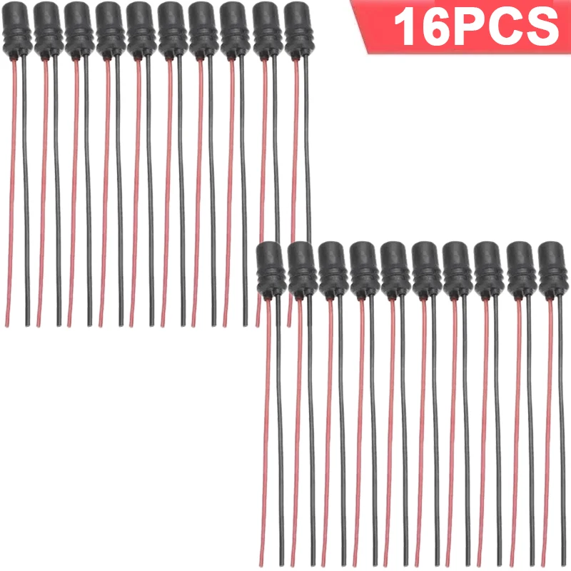 

16/1 шт. DC12V T10 W5W 147, цоколь для клиновой лампы приборной панели, резиновая лампочка, патрон для лампы, разъем для авто, грузовика, лодки