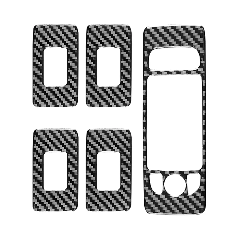 

Carbon Fiber Door Window Lift Switch Panel Cover Trim For Land Rover Discovery Sport 2021 2022 Accessories