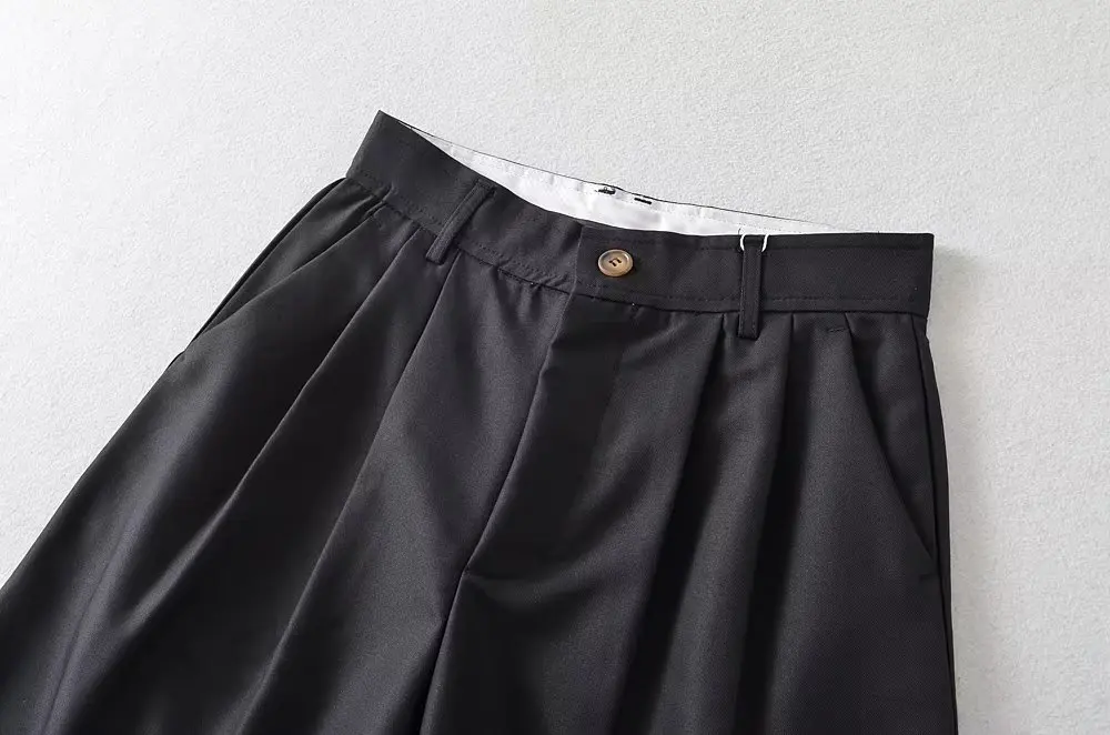 Jenny&Dave Casual Cargo Shorts Loose Bermuda Women For Summer Fashion Ladies Commuter Harem Shorts