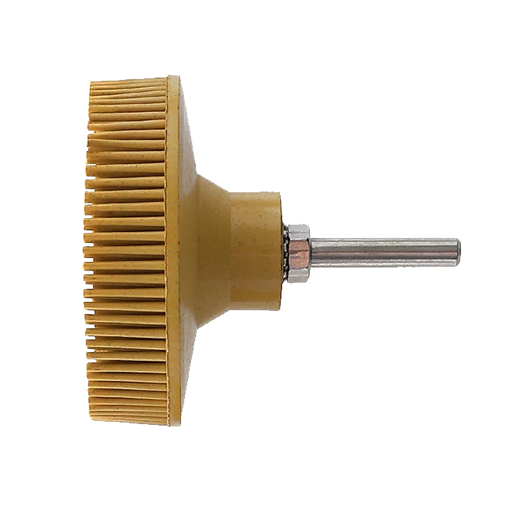 

1/2/3 Electric Drill Disc Brush Cleaning Power Scrub Pad Household Bathtub Housekeeping Workshop Attachment Yellow 3 Inch