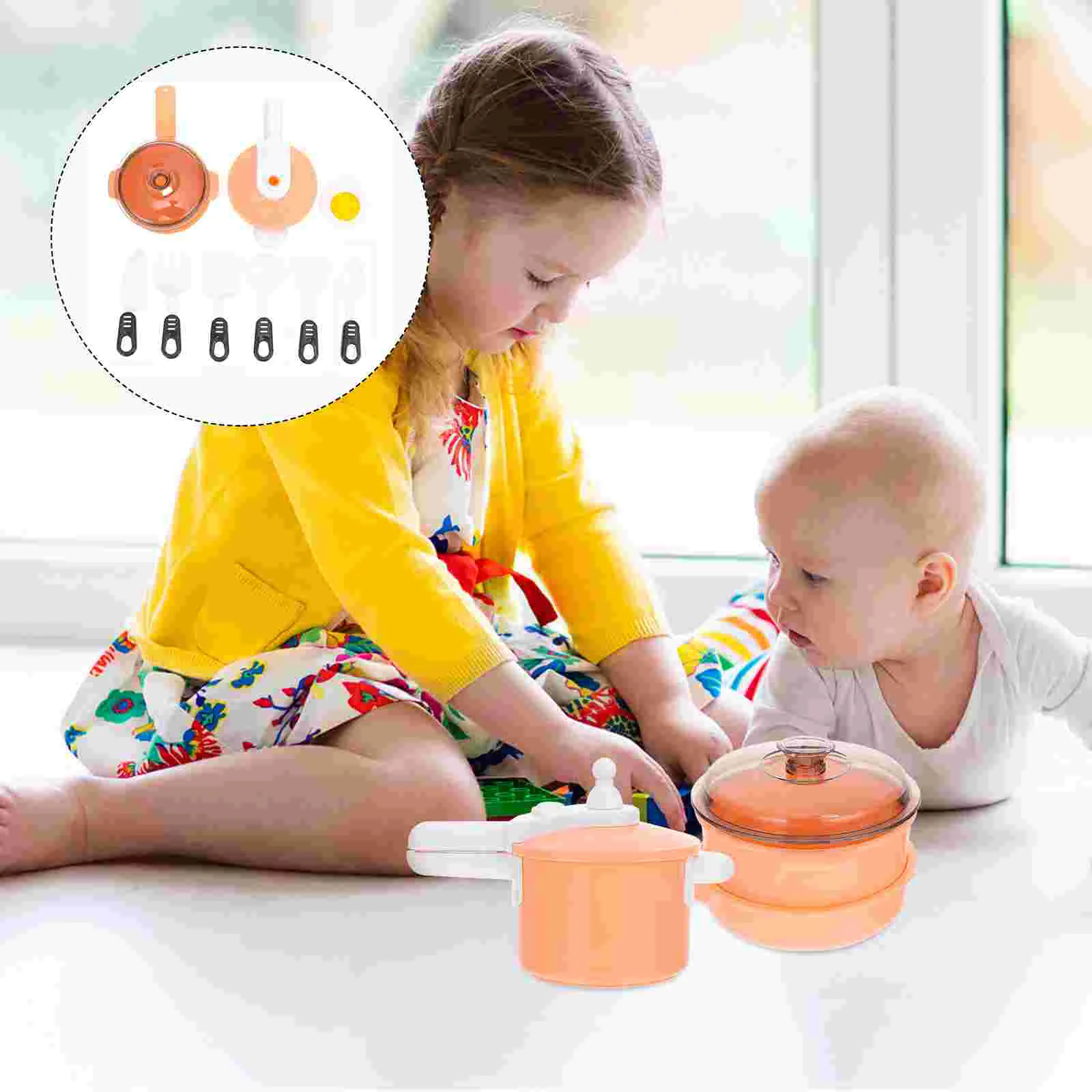 

Cooking Kitchen Toys Kids Plaything Role-playing Appliance Delicate Educational Playset
