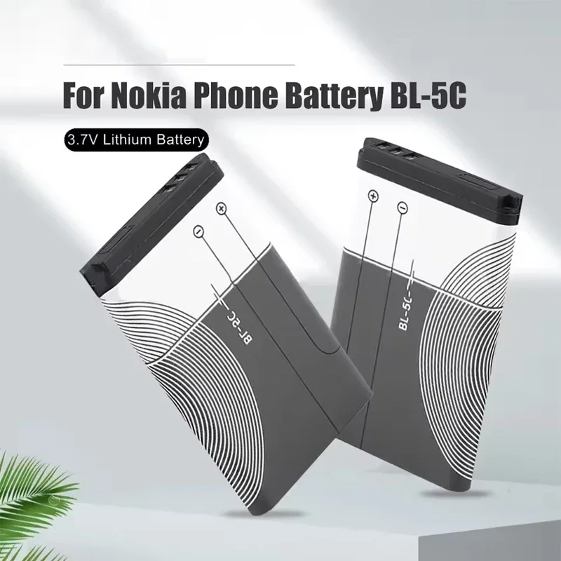 Фото Аккумулятор для телефона 3.7V 1200mAh BL-5C для Nokia 1100, 1110, 1200, 1208, 1280, 1600, 2600, 2700, 3100, 3110, 5130, 6230i, N70, N72 №3