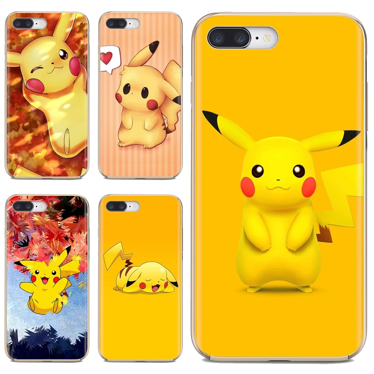 

Lovely Cartoon Pikachu Art Japan For iPhone 10 11 12 13 Mini Pro 4S 5S SE 5C 6 6S 7 8 X XR XS Plus Max 2020 Silicone Cover