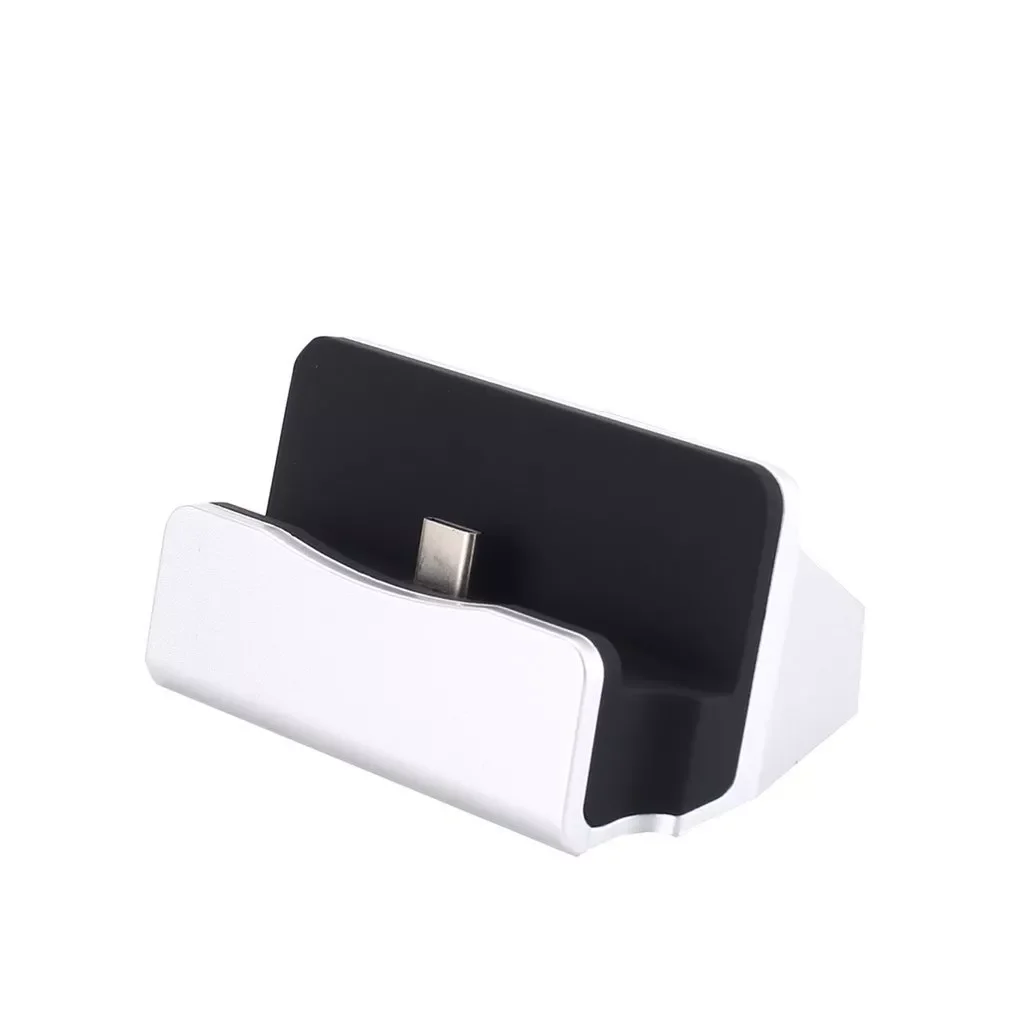 

For IPhones X 8 7 6 USB Cable Sync Cradle Charger Base For Androids Type C Stand Holder Charging Base Dock Station