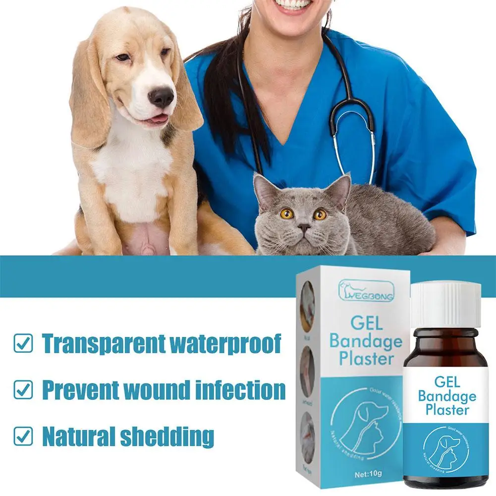 

Pet Wound Liquid Band Aid Waterproof Breathable Dog Wound Healing Cat Fluid X6R3