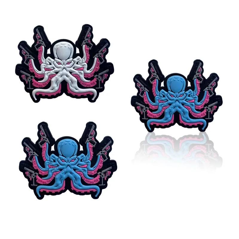 Аксессуары для уличной сумки значок 3D ПВХ резиновая волшебная повязка на руку