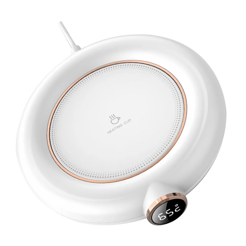 

Warmer Beverage Electric Cup Coffee Coaster Plate Desk Mug Candle Wax Heat Heater Thermostat Warm Pad