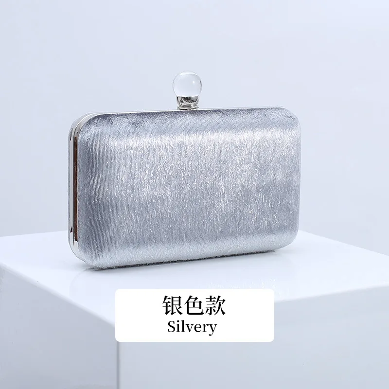 Ladies Elegant Evening Bags 2023 Classic Fashion Clutches Wedding Party Handbags Wine Red Clutch For Women Chain Shoulder Bag