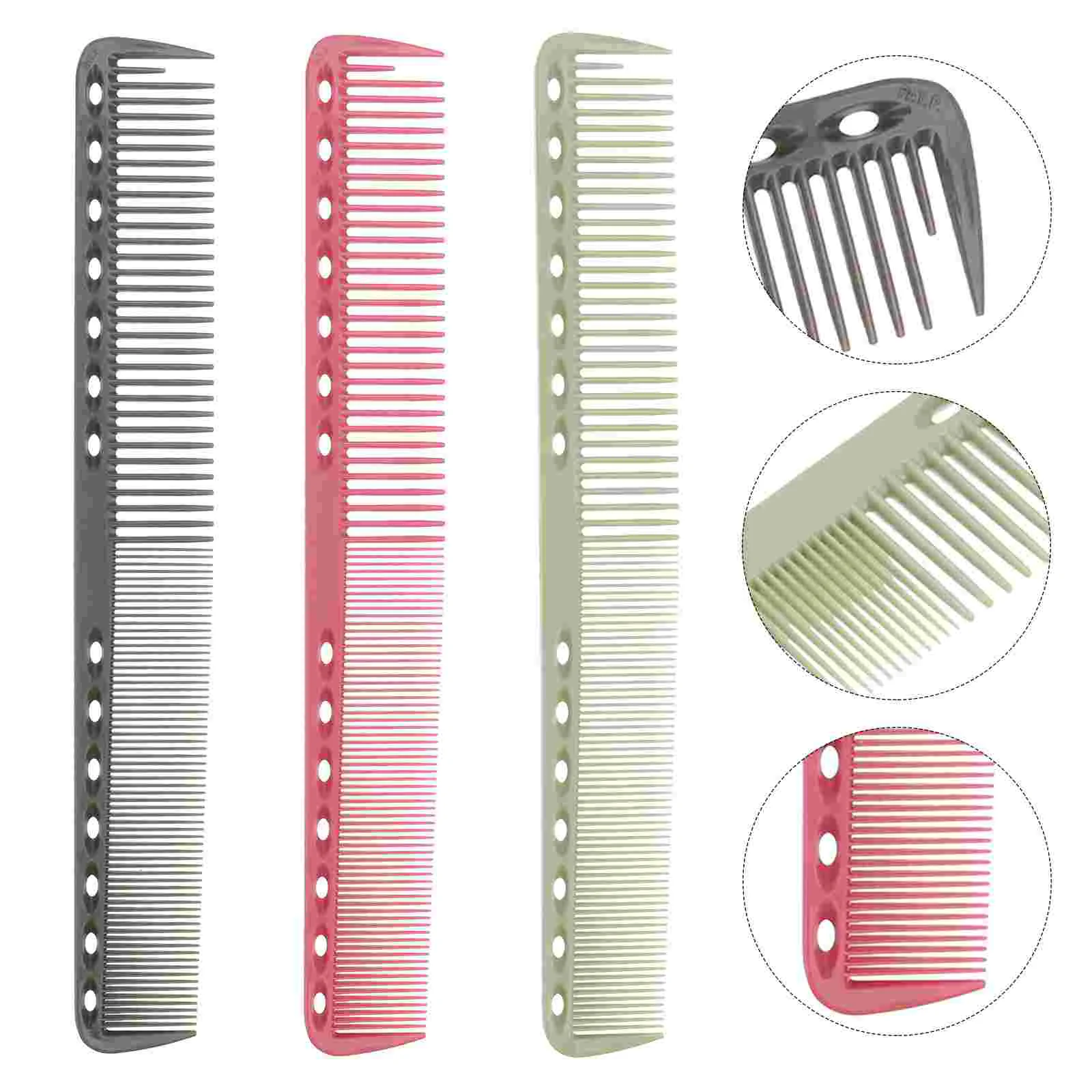 

Comb Hair Combs Setwomen Barber Haircut Hairdressing Anti Static Teeth Portable Salon Professional Stylist Cutting Sturdy
