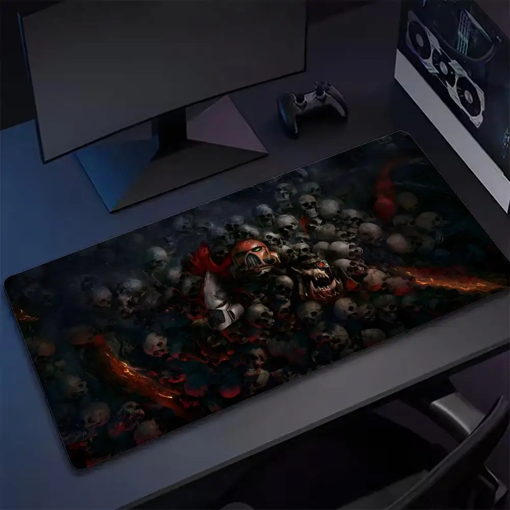 Коврик для мыши Virtual Warhammers 40K Tapetes de Mesa Teclado Borracha Kawai Tapete Antiderrapante XXL90x40 см