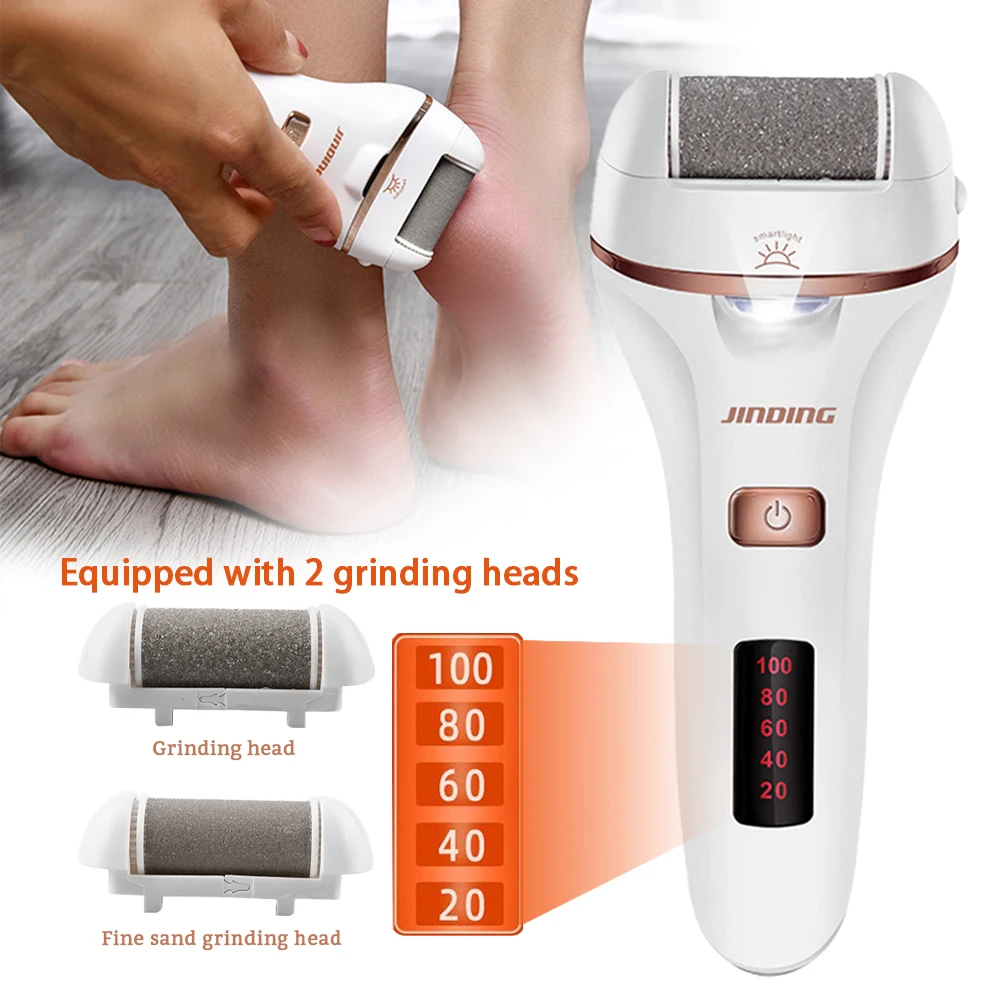 

Charged Electric Foot File for Heels Grinding Pedicure Tools Professional Foot Care Tool Dead Hard Skin Callus Remover Effective