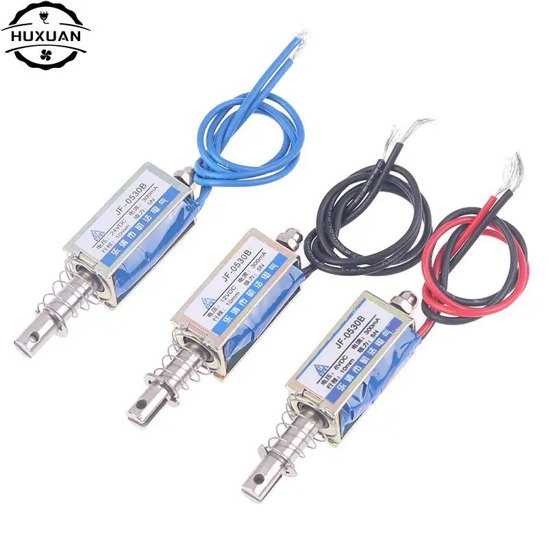 

Линейный соленоид HUXUAN DC 6V/12V/24V 5N/10 мм