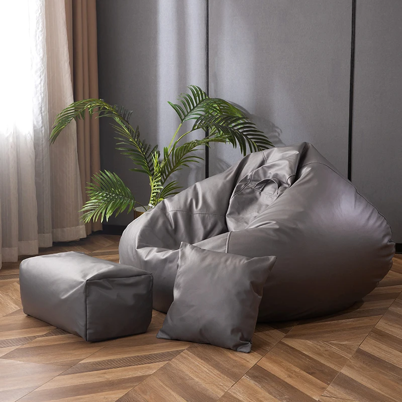 

Cover Lazy Bean Bag Sofa For Living Room Lounges Single Nordic Bean Bag Sofas Newborn Photography Funda Divano Home Furniture ZN
