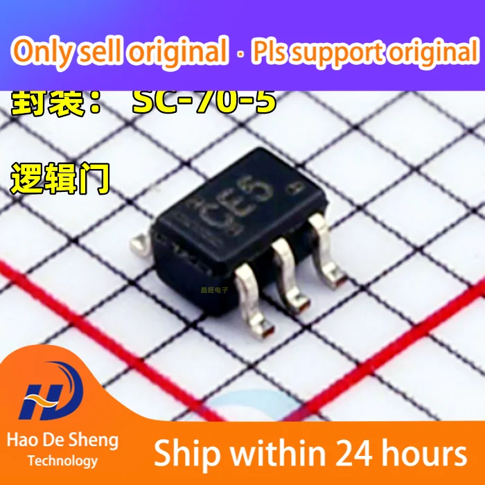 10 шт./лот SN74LVC1G08DCKR LogoCE5 SC70-5 новая Оригинальная фотография