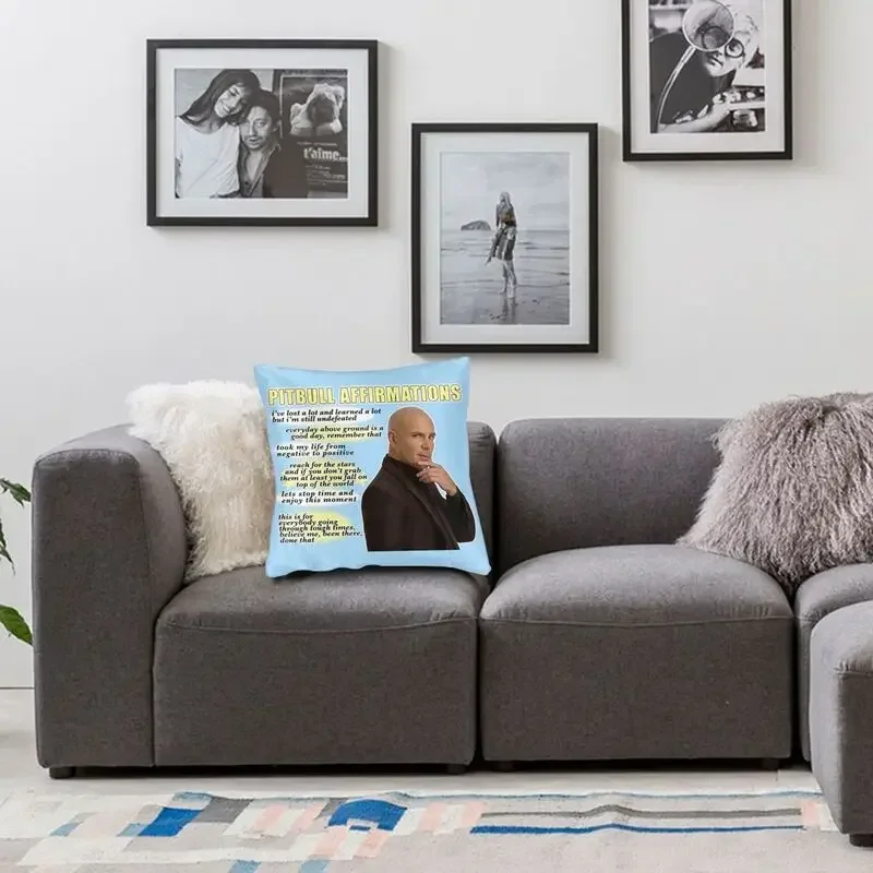 Современная декоративная наволочка для подушки в виде картинки Мистер по всему