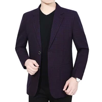 fashion spring autumn mens casual blazer single suit jacket wedding office business leisure clothing
