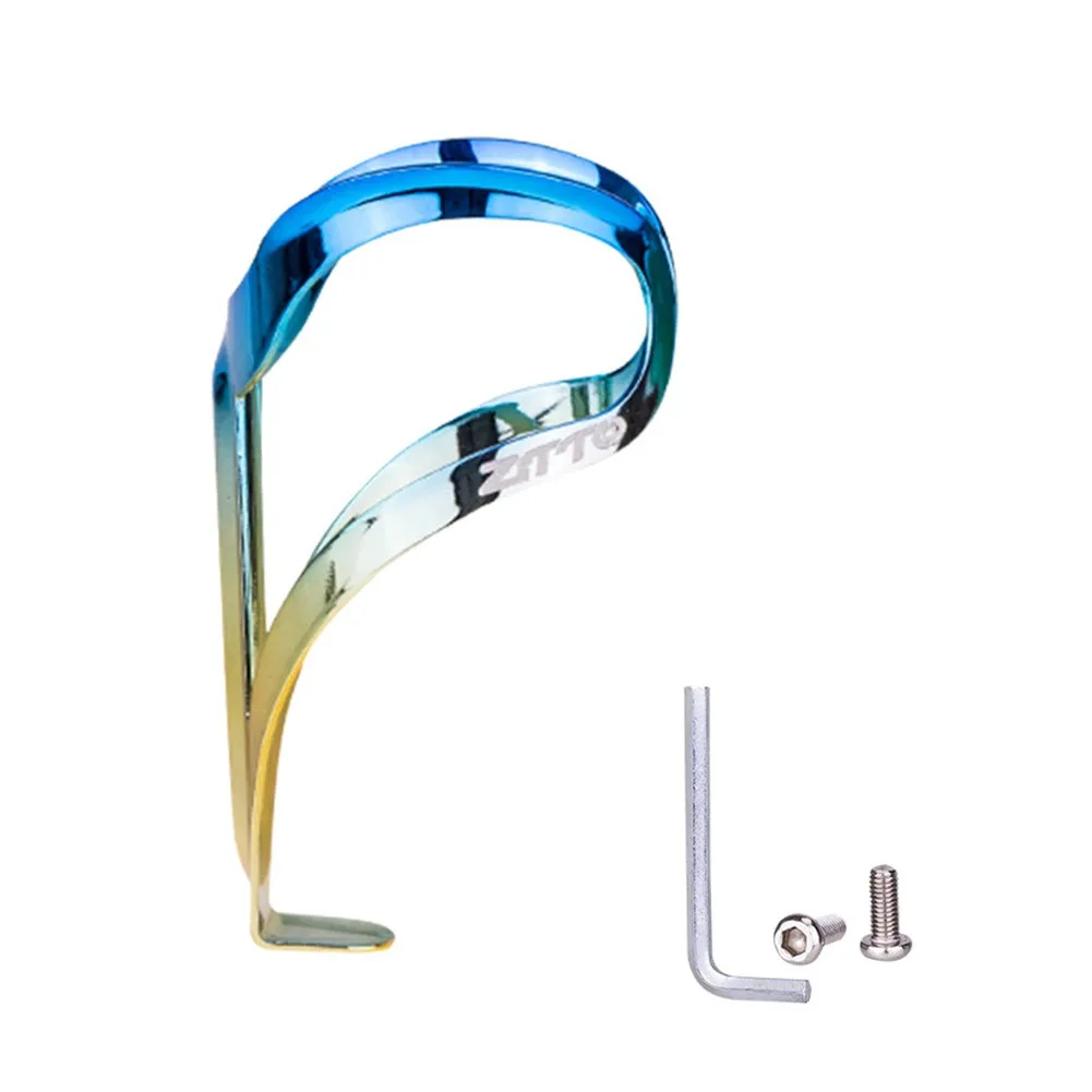 

Mountain Bike Accessories Bicycle Bottle Cage Outdoor Accessories Rich Colors Road Bike Two-color Paint Vacuum Plating