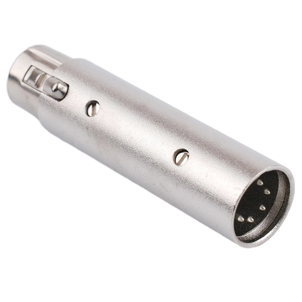 Премиум адаптер XLR-DMX 3-контактный штекер-5-контактный гнездовой конвертер для