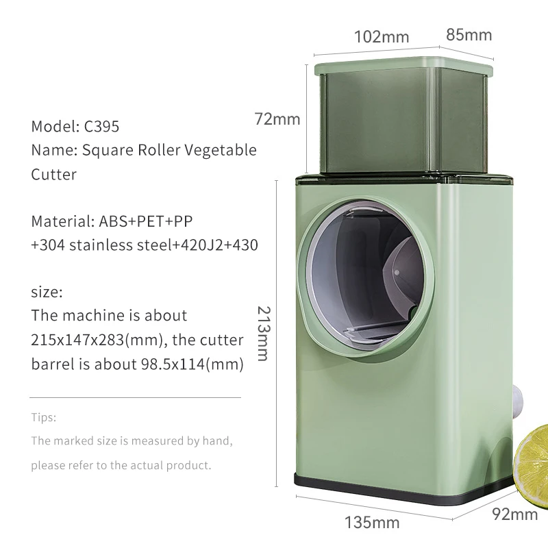 hand cranked vegetable cutter kitchen gadgets household potato slicer labor saving fruit grater multi function roller shredder free global shipping