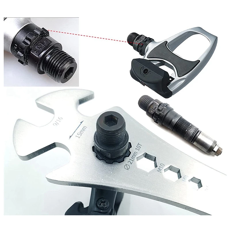 BIKERSAY 2 шт. ключ для велосипедных педалей гаечный снятия велосипеда с удлиненной