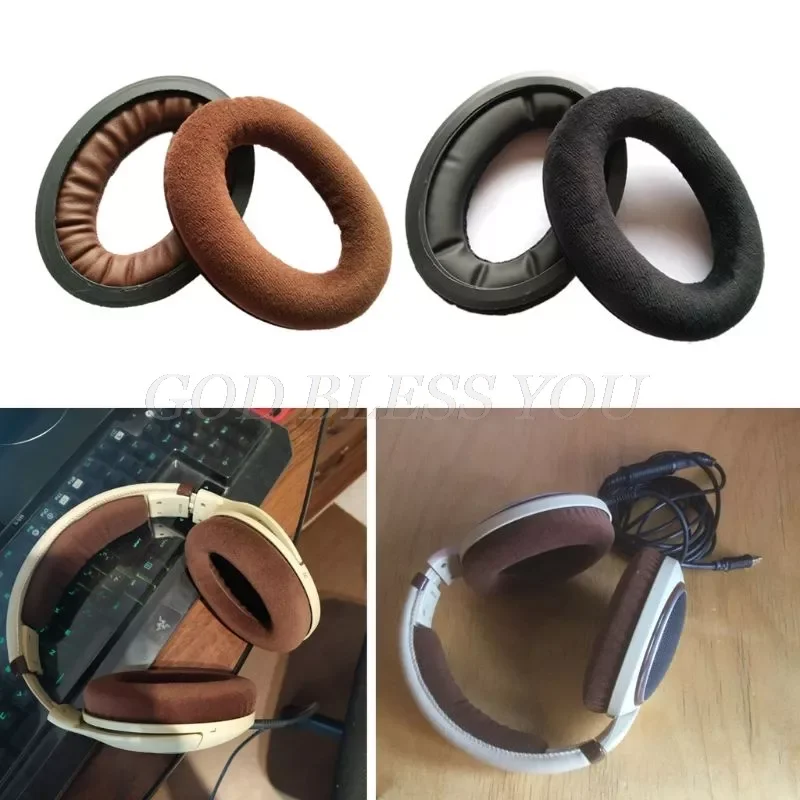

Replacement Velvet Velour Ear Pads Earpad Earmuff Cushion For for Sennheiser HD515 HD555 HD595 HD598 HD558 PC360 Headphones