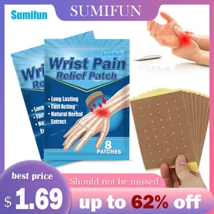 8pcs/bag Sumifun Wrist Pain Relief Patch Treat Tenosynovitis Wrist Finger Ankle Tendon Sheath Pain O