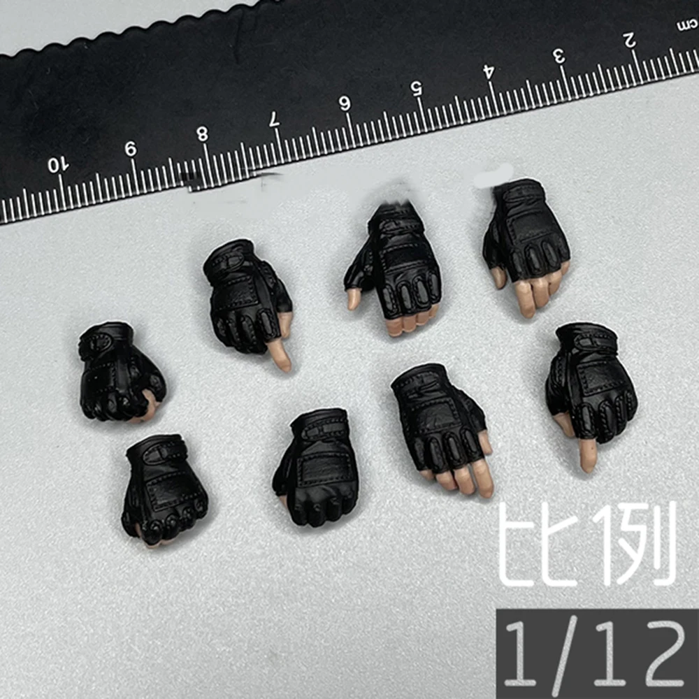 

Limtoys 1/12 Game Player RESIDENT Of The EVIL Lyon Police Black Gloved Hand Model 8PCS/SET Accessories Fit 6" Male Action Doll