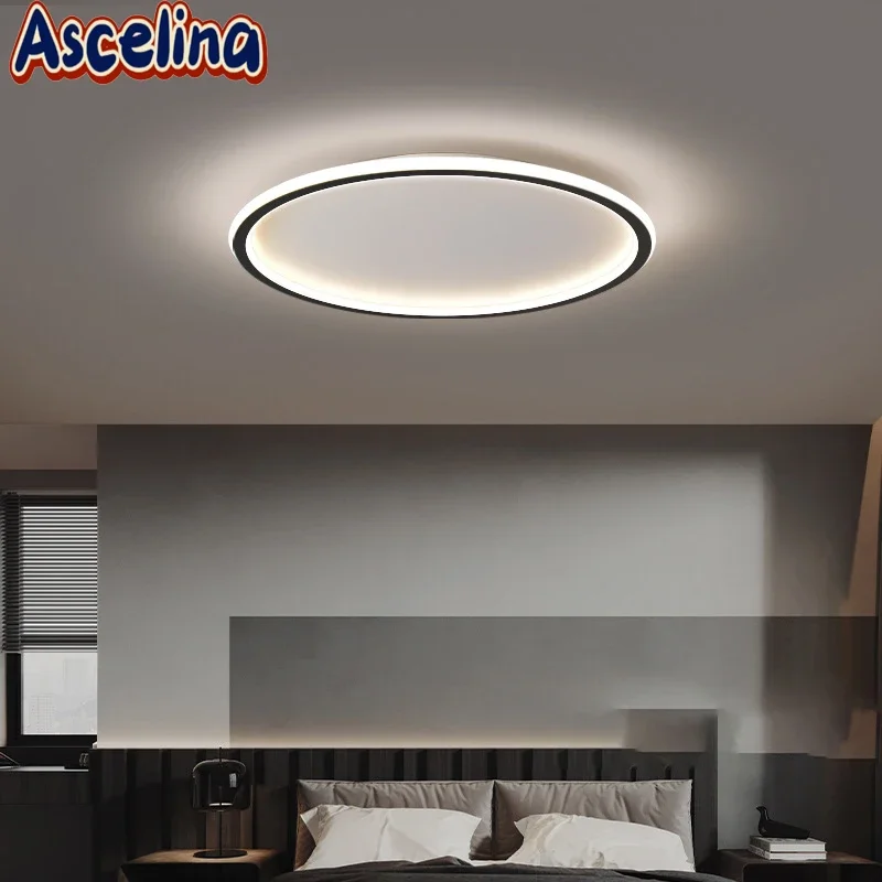 Современный светодиодный потолочный светильник минималистичный круглый 50/80 см