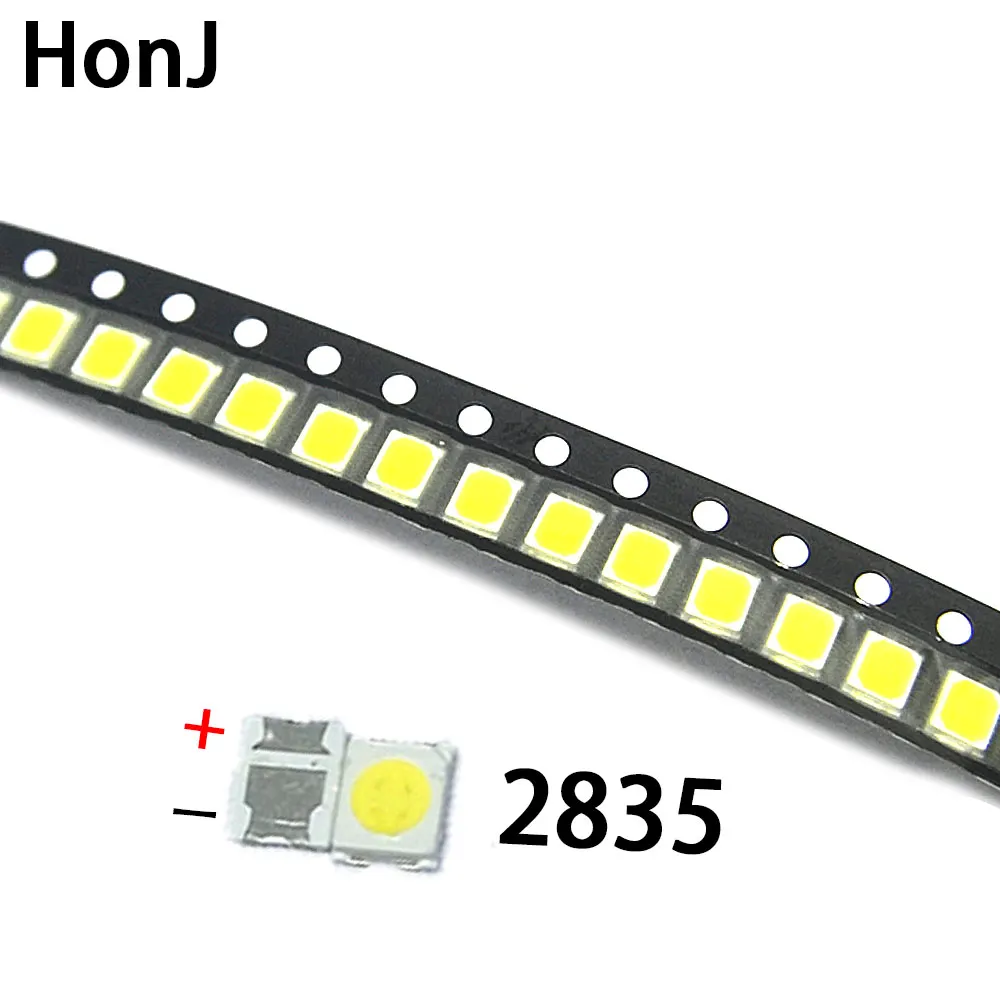 

100 шт./лот 2835 SMD LED 1 Вт белый теплый белый 6 в 9 в 18 в 36 В мА/30 мА/60 мА/