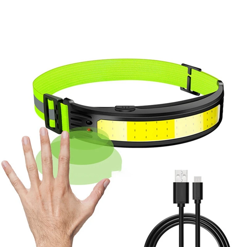 

Умная головка, 1 комплект, Индукционная красная фотолампа, наружные светильники Cob для рыбалки, наружная портативная головка для кемпинга