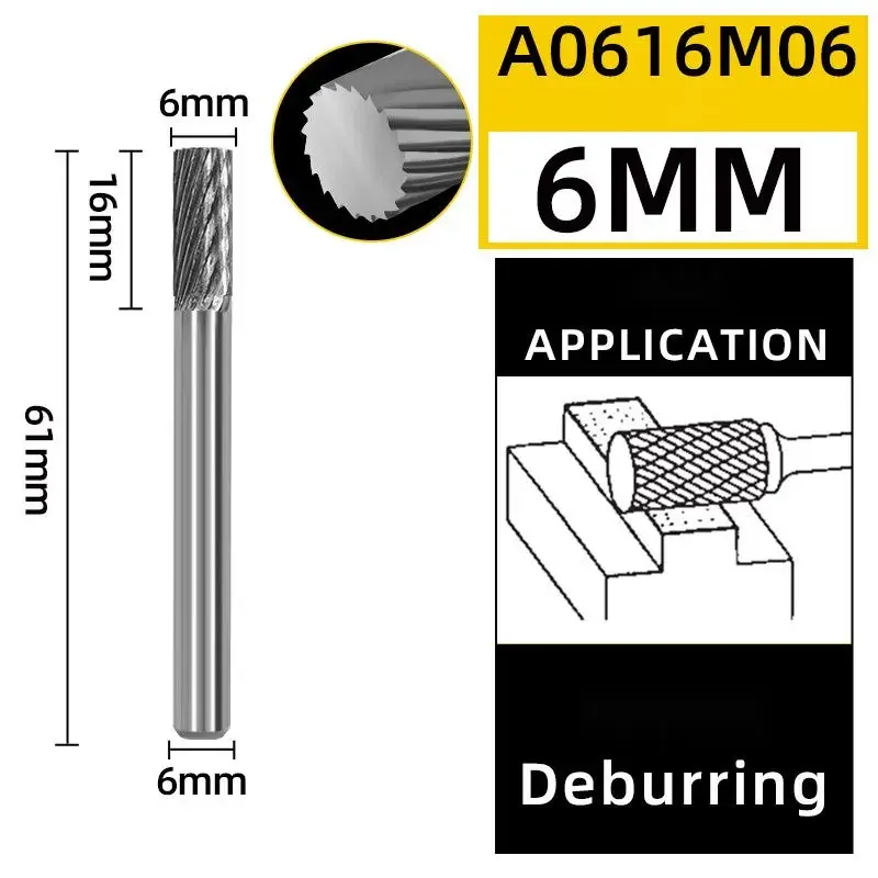 

Ротационный напильник Roxin 6 мм из сплава карбида вольфрама