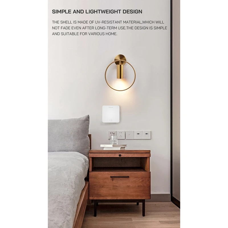 Интеллектуальная сеть Tuya Zigbee с подключением к сети US Plug Scene Linking Control Center