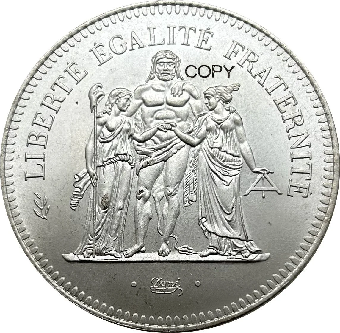 

Копии серебряных монет Франции 1980 года 50 франков