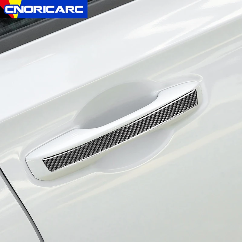 

Carbon Fiber Car Outer Handle Trim Sticker Decoration Strips For Honda Civic 11th Gen 2022 Exterior Decals Accessories