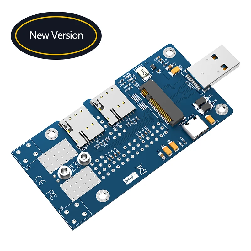Адаптер M.2 на USB 3 0 переходник для карт слот двух SIM-карт с поддержкой 3G/4G/Φ