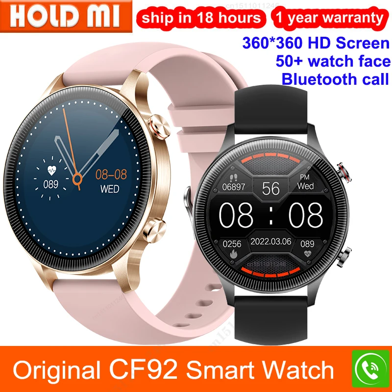 

CF92 Smart Watch Women 1.32 Inch 360*360 HD Screen Bluetooth Call Smartwatch Men Health Monitor Fitness Bracelet Wristwatch