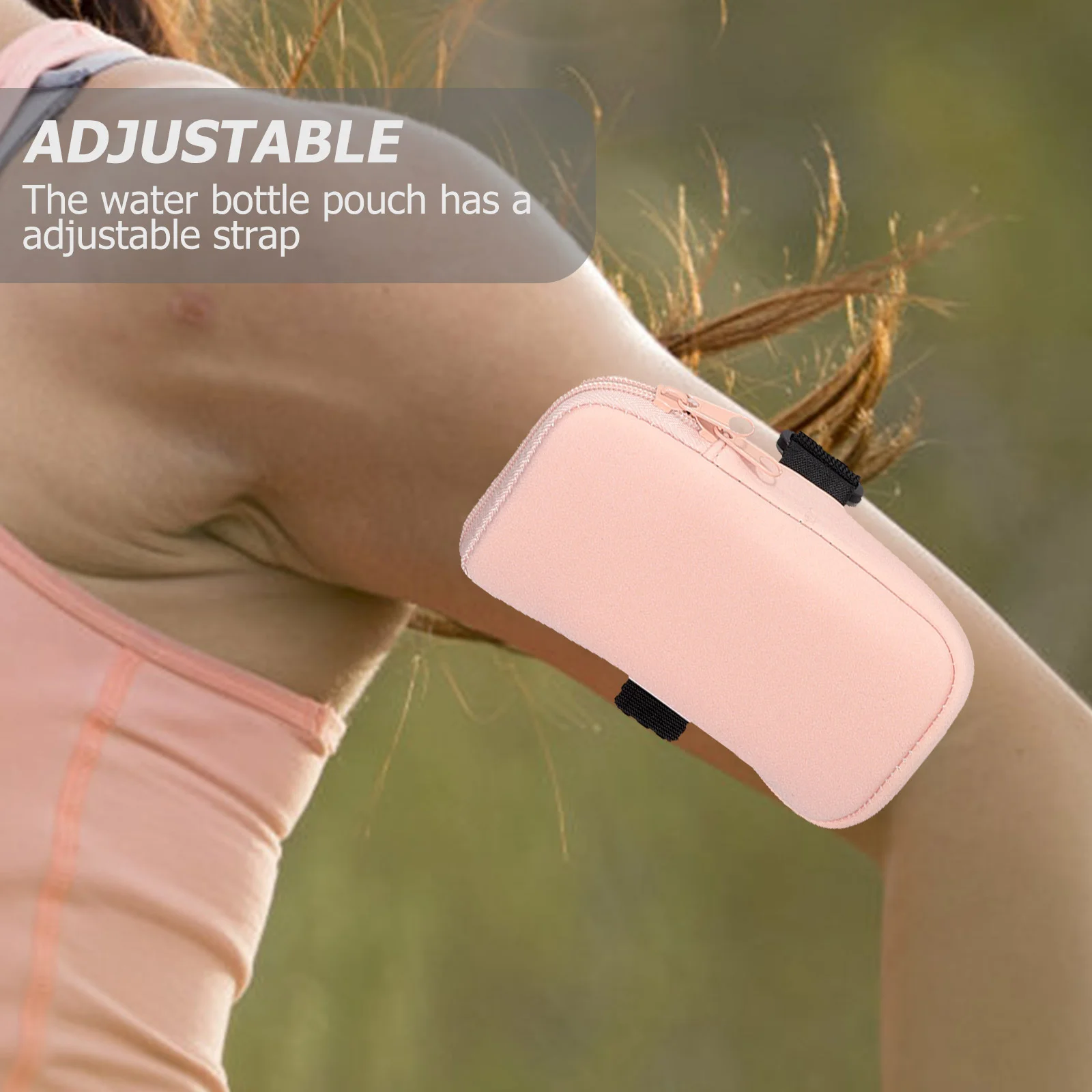

Adjustment Strap Multi-use Zipper Pouch Cup Accessory Small Tumbler Bag Water Bottle Portable Pocket Supply