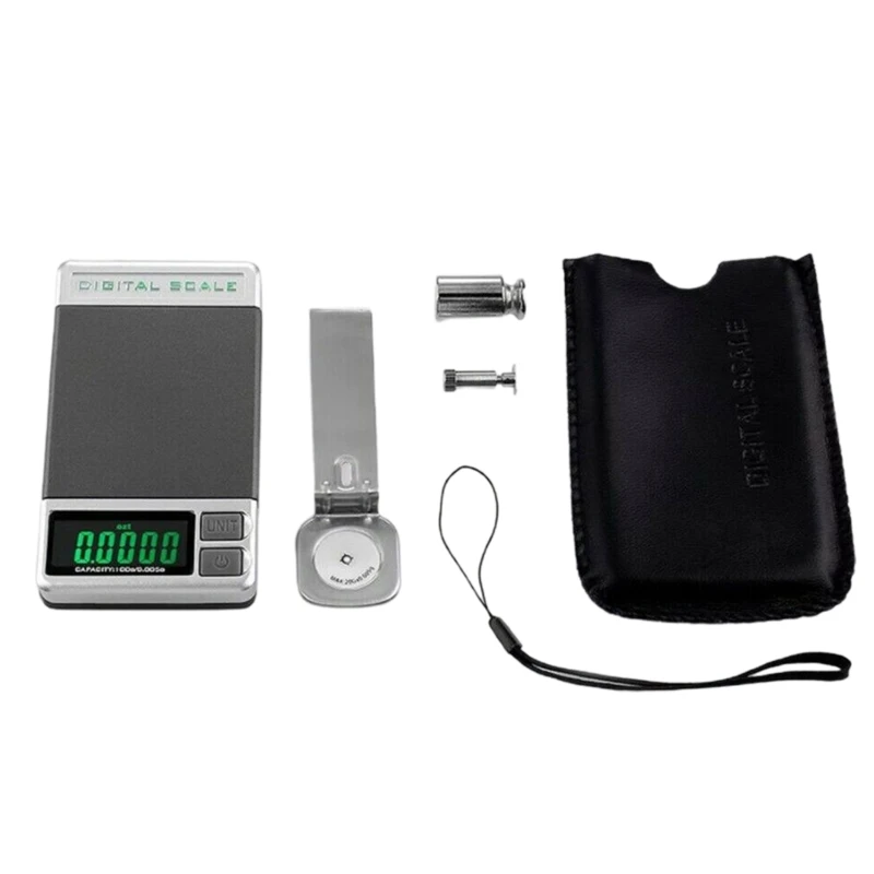 

Professional Turntable Stylus Force Gauge Scale with Backlight LCD for Tonearm Phono Cartridge Nonmagnetic High Precision