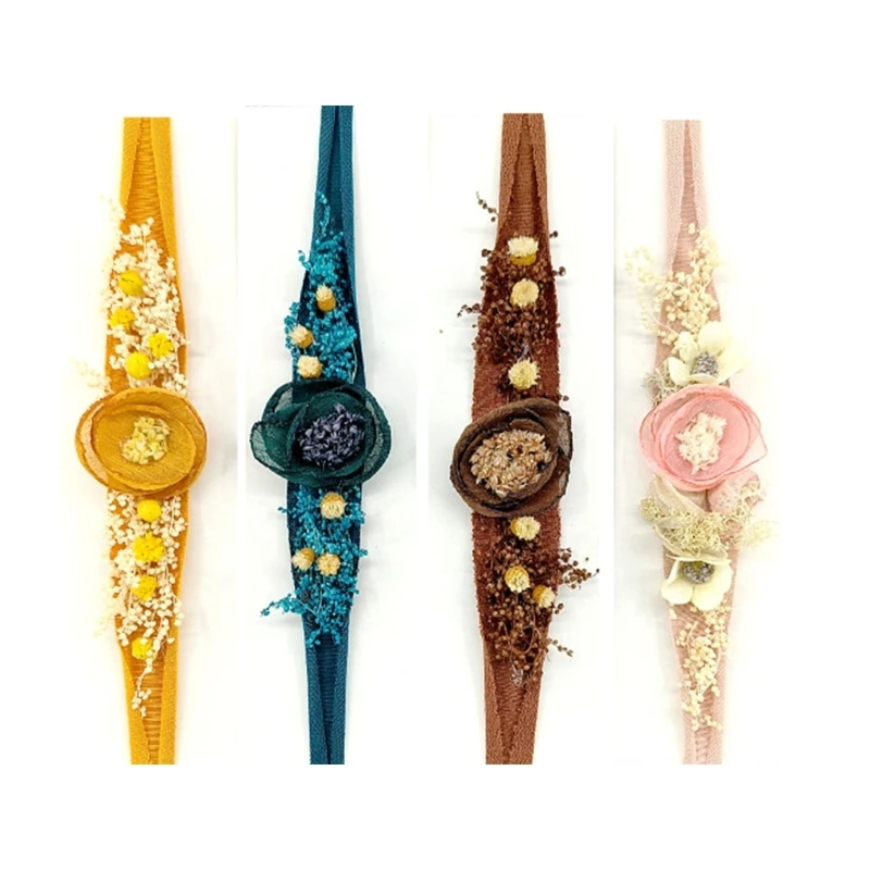 

Adjustable Flower Headband for 0-1T Baby Princess Infant Photography Accessories