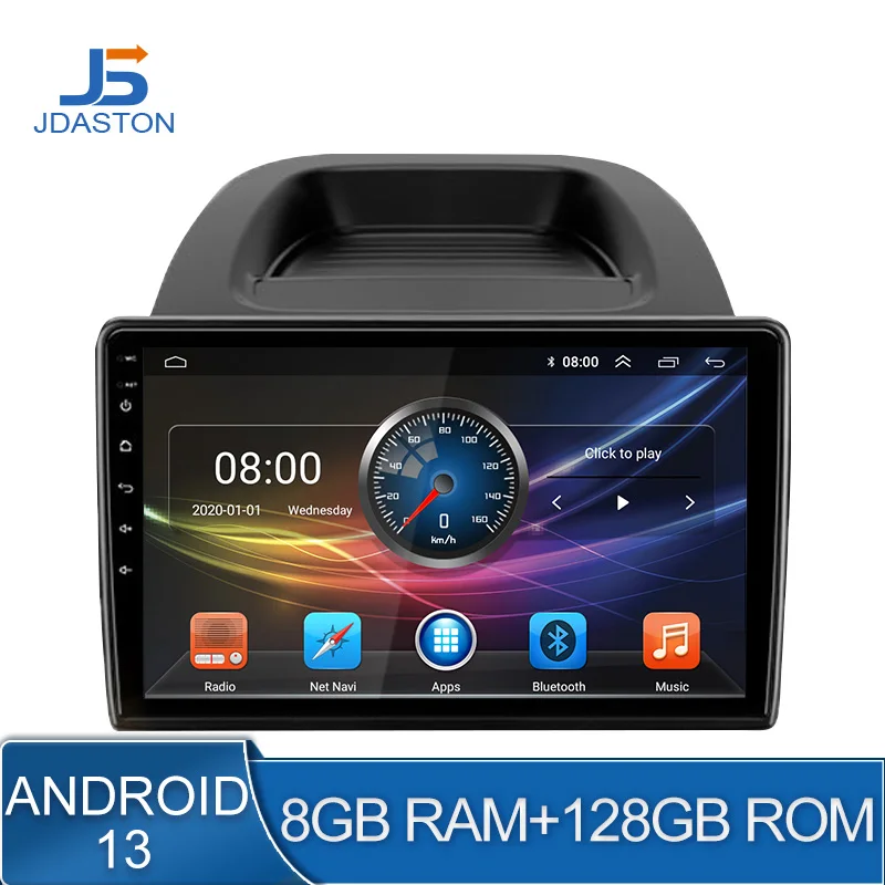 

JDASTON Android 13 автомобильный мультимедийный плеер для Ford EcoSport Eco Sport 2017-2021 GPS-навигация аудио стерео беспроводное автомобильное радио