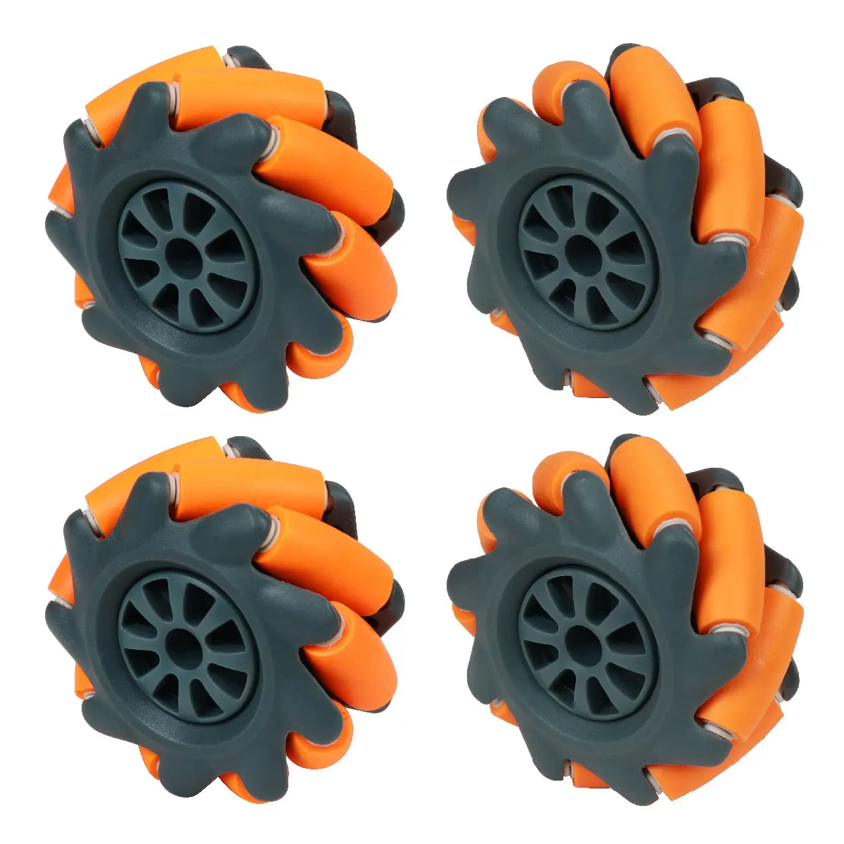 

Hiwonder 65mm High Hardness Plastic Mecanum Wheel Omnidirectional with 2 Styles Couplings Compatible with TT / N20 Motors