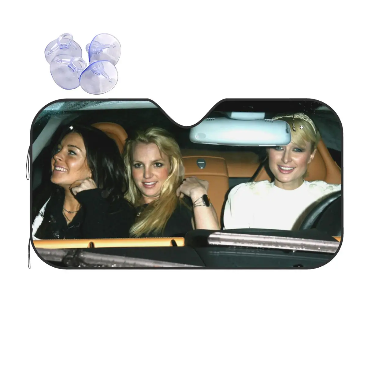 

Креативный солнцезащитный козырек для лобового стекла Britney Lindsay 76x140 см, алюминиевая фольга, солнцезащитный козырек, жалюзи