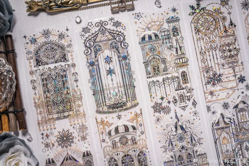 

1 петля denglin фон окно журнал оболочка ПЭТ лента коллаж