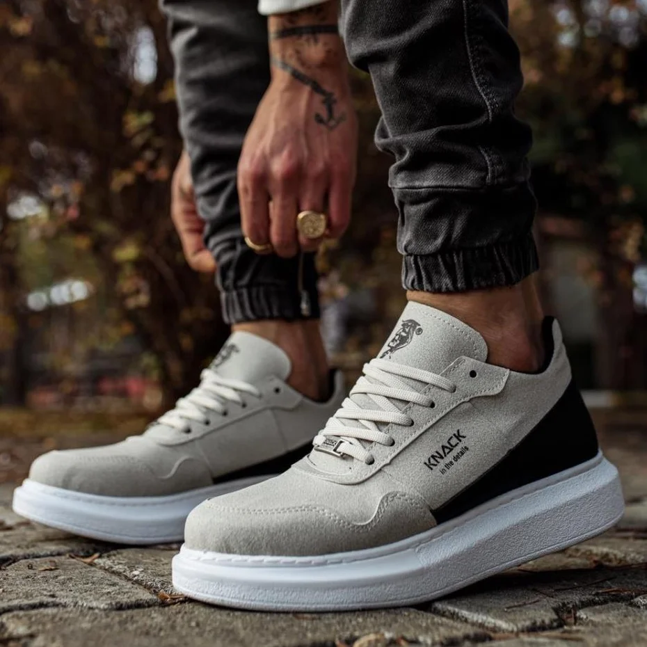 

Knack High Sole Daily Suede Men Shoes 040 Stone Street Fashion Spring Summer New Season Cool Comfortable