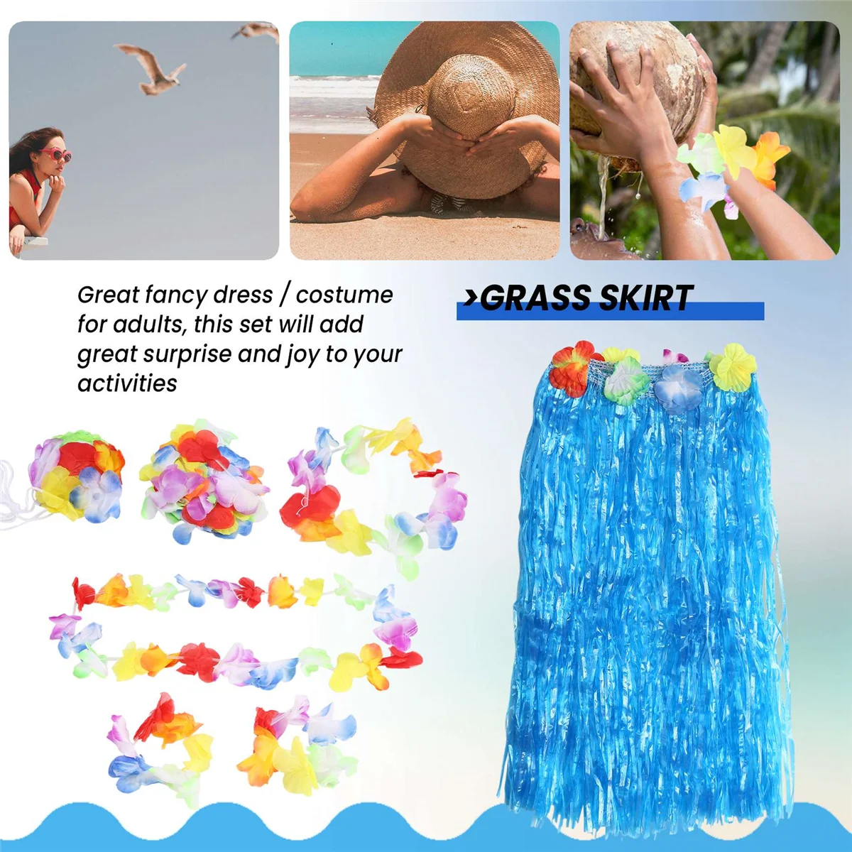 6 комплектов искусственный цветок искусственное платье синий костюм