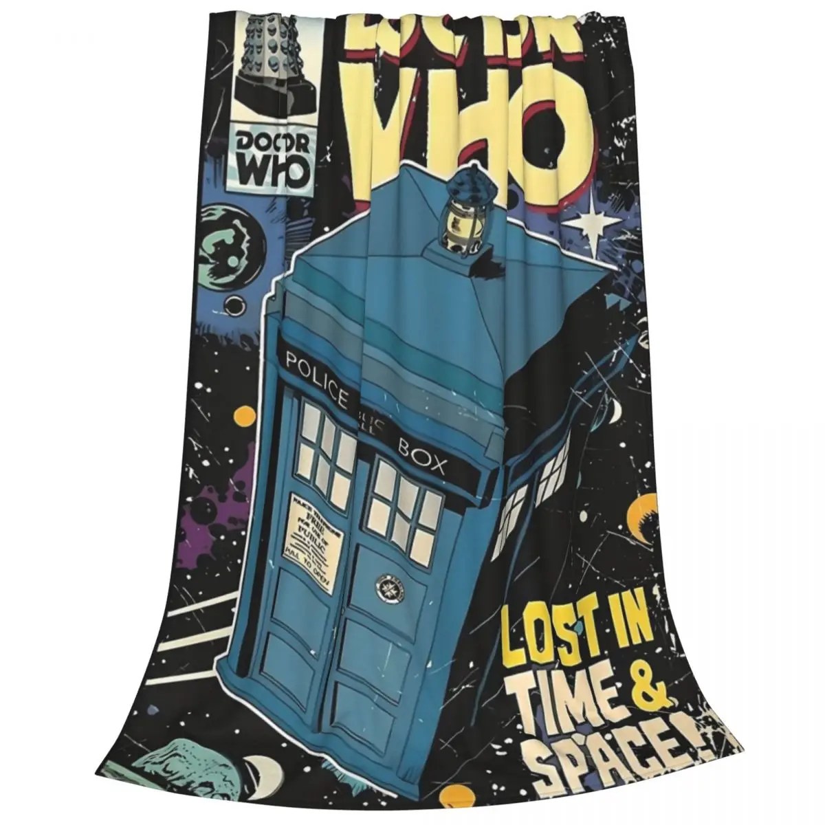 Винтажный чехол с изображением комикса доктора-потерянного во времени и